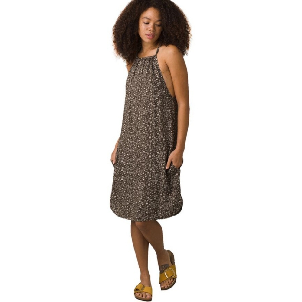 Prana Epicanopy Green Sleeveless Dress